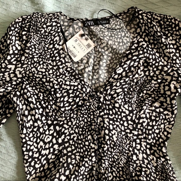 Zara Animal print mini dress - Picture 5 of 5